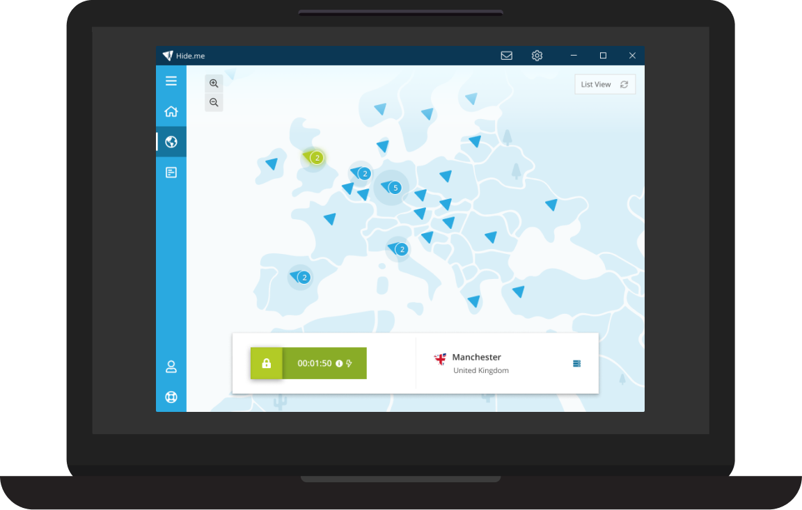hide me Windows app illustration