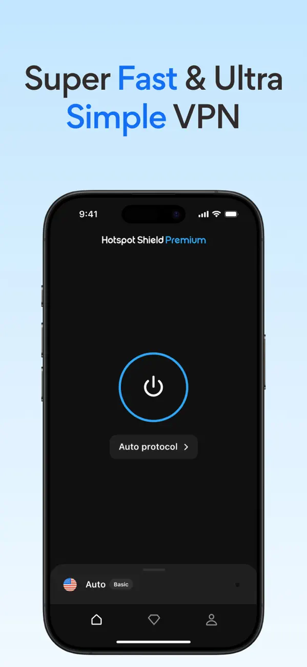 Hotspot Shield iOS app preview