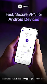 Purevpn Android app preview
