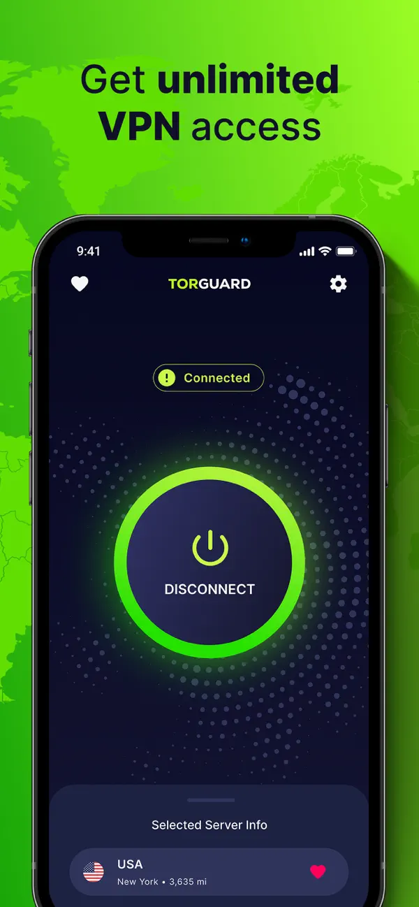 torguard iOS app preview