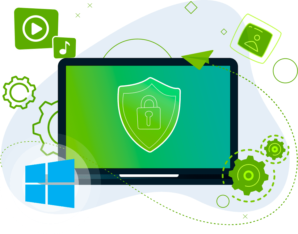ZoogVPN Windows app illustration